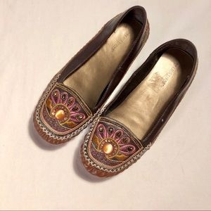Beaded & Embroidered Loafers